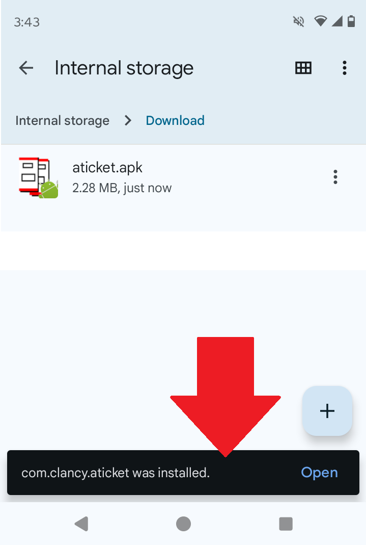 Successful Installation
