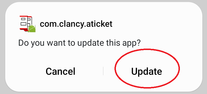 Update Clancy ATicket